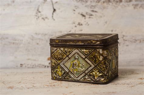 odm vintage metal tin box|Vintage Metal Tin Box .